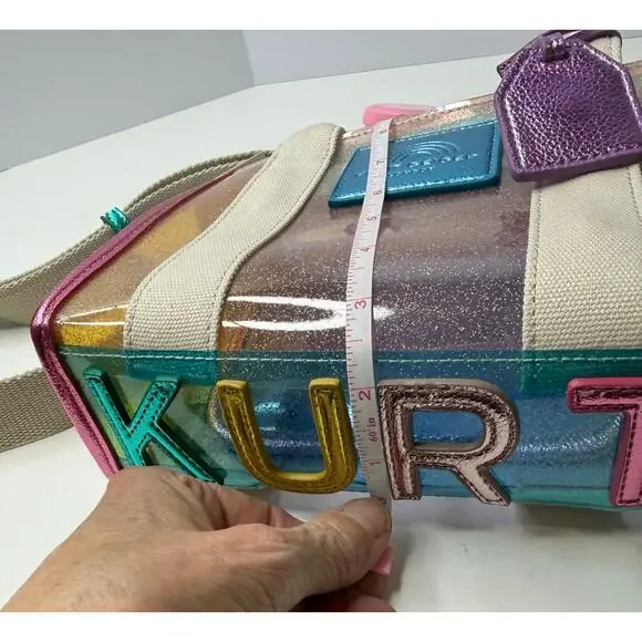 Kurt Geiger London extra small vinyl southbank tote bag - Picture 9 of 13